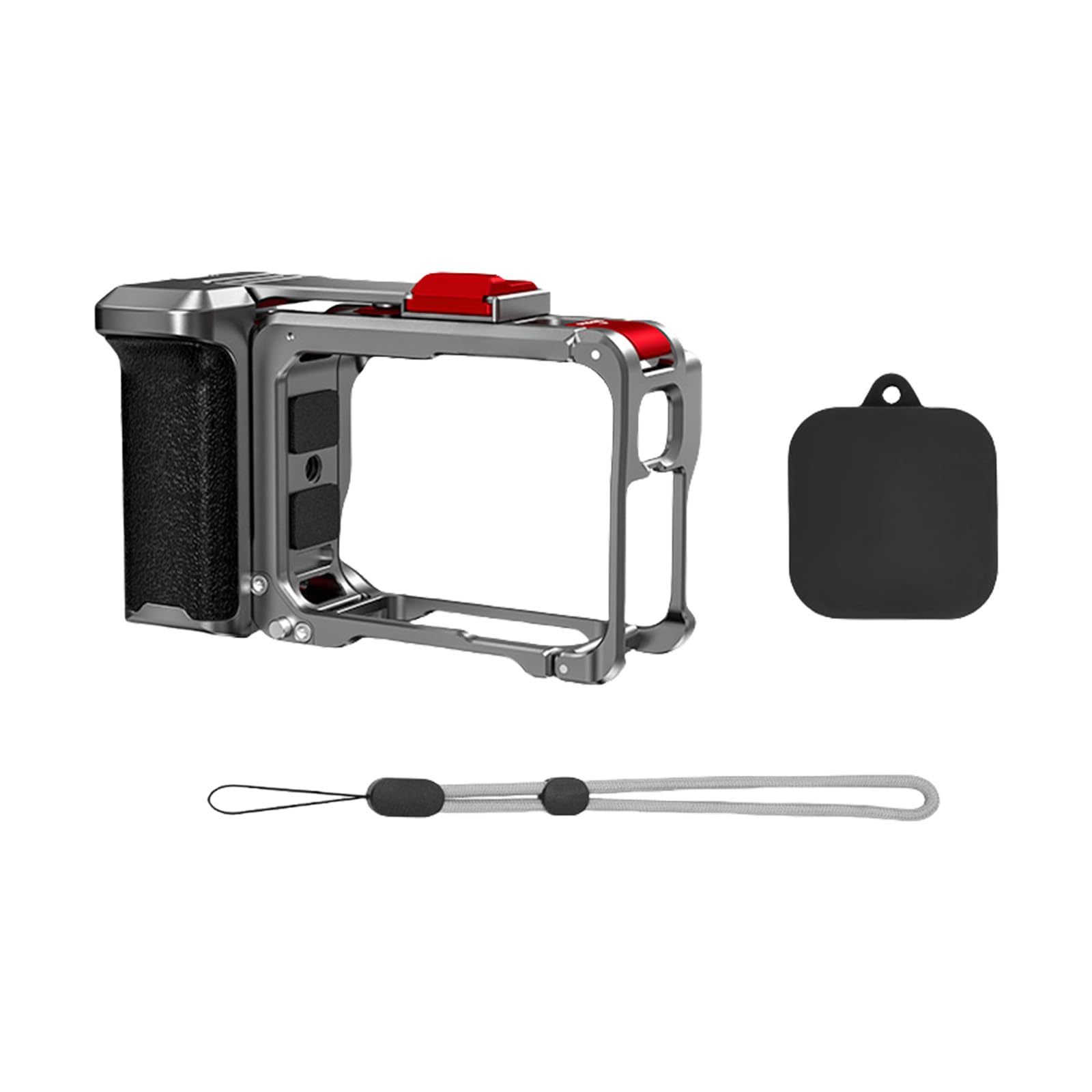 Stabilizzatore per fotocamera portatile in alluminio con gabbia