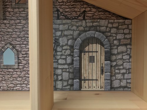 Ritterburg Aufkleber | PHF04 | passend für das Puppenhaus FLISAT von IKEA (Puppenhaus nicht inklusive) | STIKKIPIX – Bild 4