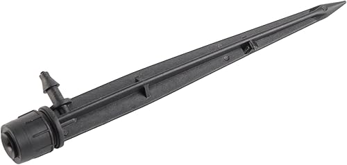 Vista 2 de TOPINCN Drip Irrigation Emitters Sprayer, Drip Emitters Highly Efficient for Lawn Bed (13cm / 5.1in Black)