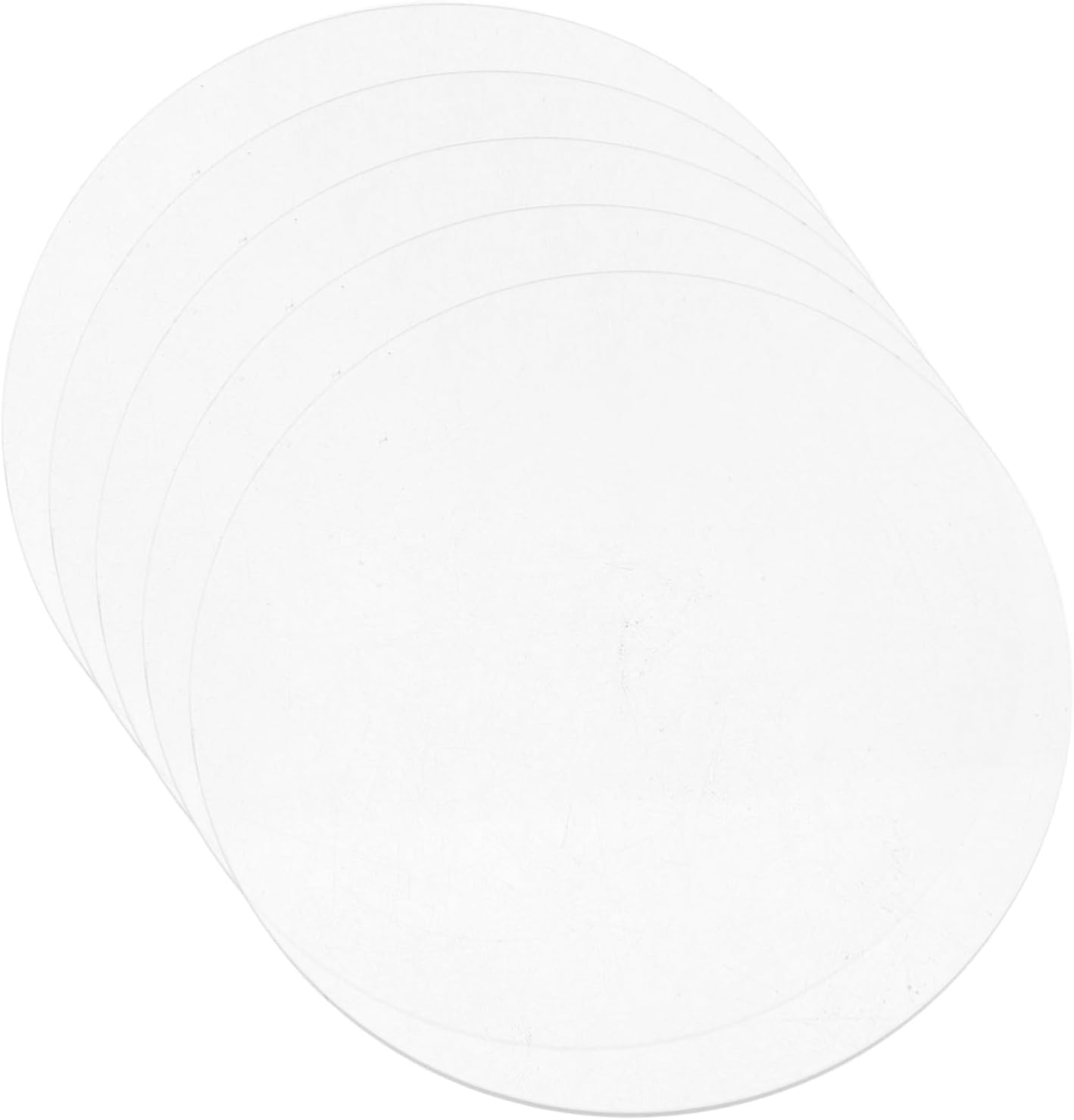 Veemoon 15pcs Acrylic Circles for Projects Round Discs Smooth Edges for Crafts Table Decorations