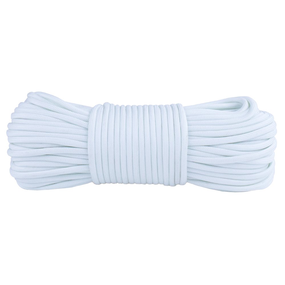 Glow in The Dark Zesty 21 Strand 550 Luminous Paracord Parachute Rope Cord, Ghost White, 25 feet - Image 2
