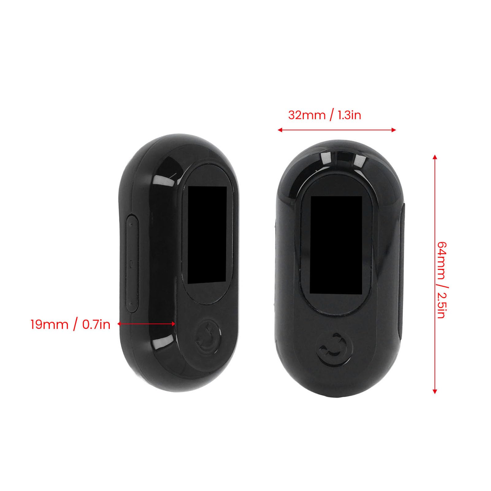 Fockety Collare per Fotocamera per Gatti, Telecamera per Collare per Cani Wireless HD 1080P con Registrazioni Video, Mini Telecamera per Corpo Senza WiFi, Telecamera per Azioni Sportive