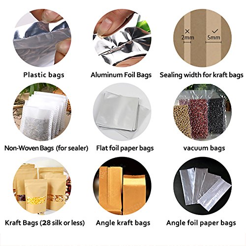 LinsnField Sealer Pro, Patented 16inch Impulse Heat Bag Sealer, 5mm Sealing Width Poly Bag Seal Machine, 2 Replacement Kits 1 Extra Fuse Included, Black by LinsnField - Used condition - Image 9