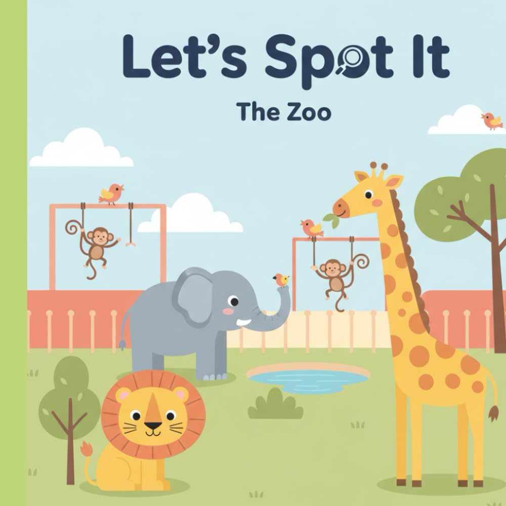 Let´s Spot It: The Zoo: A Toddler Seek-and-Find Book