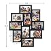 SONGMICS 4x6 Collage Picture Frames for Wall Decor, 10 Pack Family Photo Collage Frame Set for Gallery, Glass Front, Assembly Required, Ink Black URPF20BK