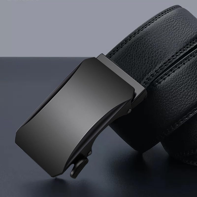 JSEIAJB Men's Belt Automatic Buckle Genuine Leather Belt Versatile Business Casual Pants Belt3