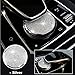 TopDall Bling Crystal Interior Media Control Emblem Cover for Mercedes Benz
