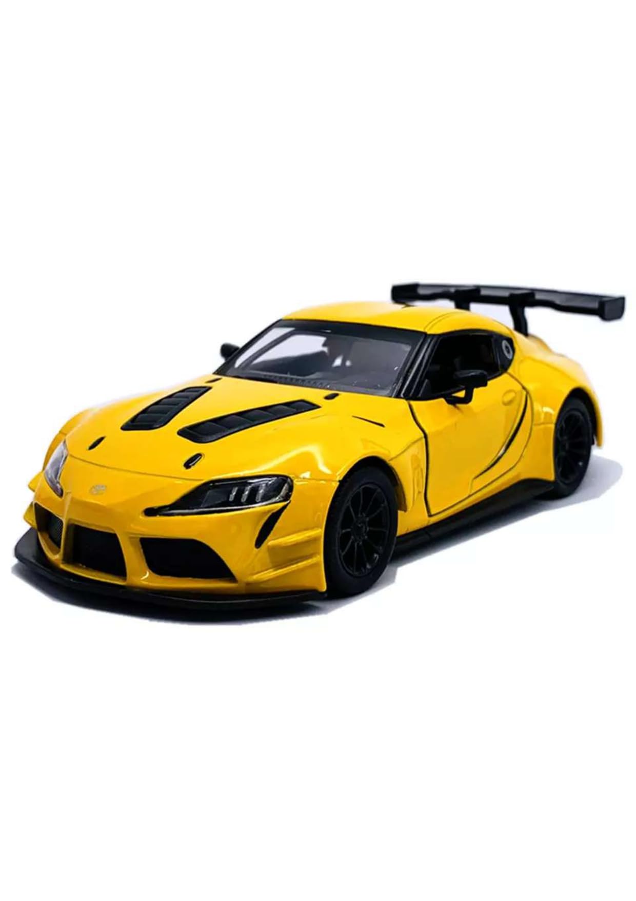 Premium 1:36 GR Supra Die-Cast Model Car Toy for Kids–Stunning Racing Edition with Openable Door, Pull-Back Action&Durable Construction–Perfect for Collectors &Car Enthusiasts_Yellow-image-18
