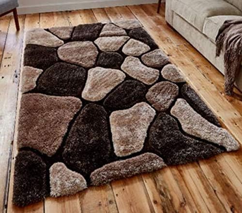 NIMKOS Premium Shaggy Carpet for Living Room (3 x 5 Feet)