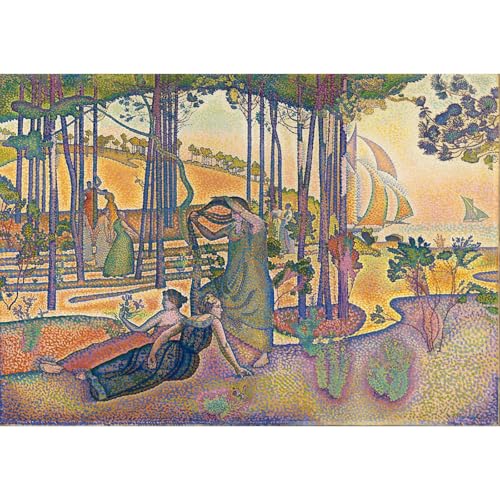 Impression giclée Henri-Edmond Cross L'air du soir sur toile roulée 76x101 cm