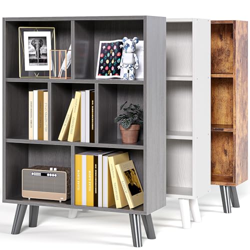 La mejor comparación de Librero Chico - solo los mejores. 45 SIMPLE ESPACIO Cube Librero, 3 Capas 7 Celdas Estante Organizador con Patas, Librero Organizador Grande, Librero Minimalista Adecuado para Dormitorio, Sala de Estar, Oficina...