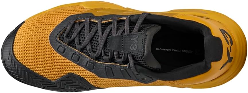 adidas Womens Y-3 Barricade 13 Tennis Sneakers Shoes - Yellow - Size 10.5 M - Image 4