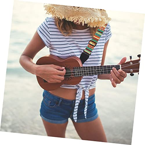 Vaguelly 3 Pièces Imprimé Poupée Baryton Ceinture PU Floral Sangle Pratique Et Cravate Fleur Guitare Shouler Ténor… - Les Beatles, Paul McCartney, John Lennon, RIngo Starr, George Harrison Vaguelly 3 Pièces Imprimé Poupée Baryton Ceinture PU Floral Sangle Pratique Et Cravate Fleur Guitare Shouler Ténor… – Image 6
