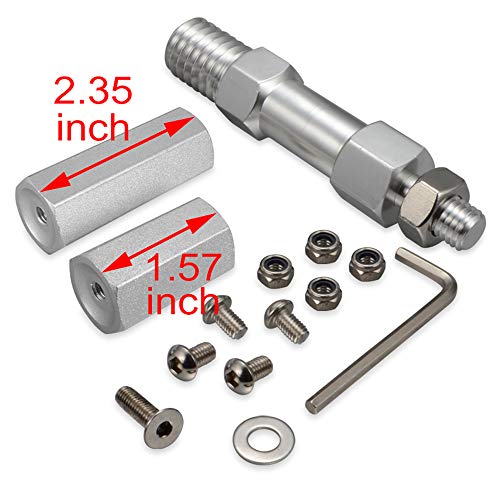 Gtp Front Bumper Tow Hook License Plate Mounting Bracket Holder Relocator Compatible With Bmw 12-18 3-Series 4Dr F30/F31, 14-18 4-Series F32 F33 F36, 11-20 5-Series F10 G30,11-19 Mini Cooper F55 F56 #TOP4