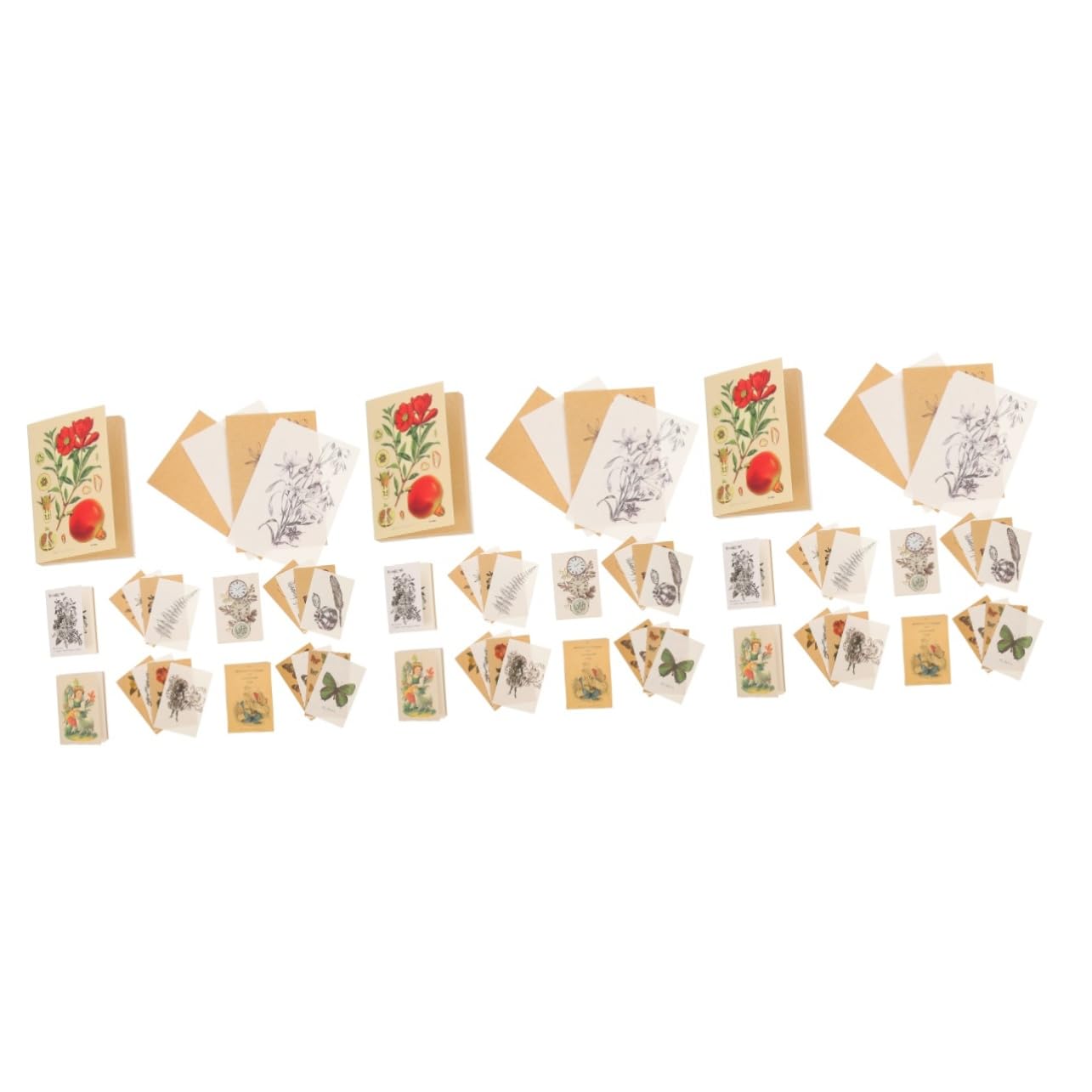 Papier vintage pour scrapbooking NUOBESTY | Lot de 3 pièces