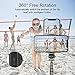 Selfie Stick Gimbal Stabilizer, UPXON 360° Rotation Tripod with Wireless Remote, Portable Phone Holder, Auto Balance 1-Axis Gimbal for Smartphones Tiktok Vlog Youtuber Live Video Record