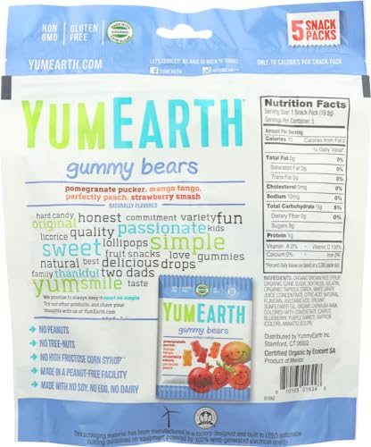 Ositos de goma Yummyearth 3.5 oz pack de 12 miniatura 2