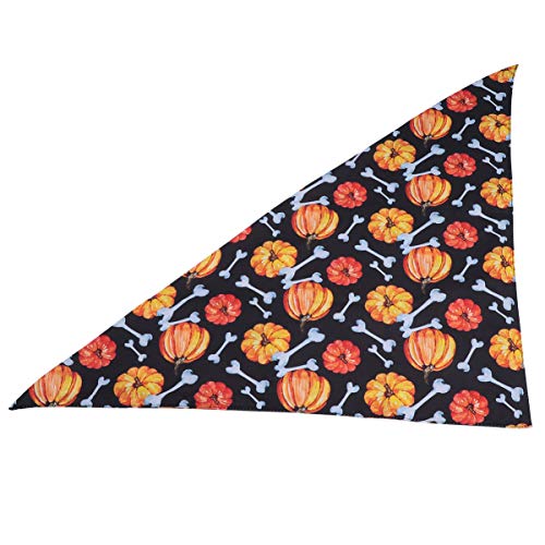 POPETPOP Dia Das Bruxas Cachorro Bandana Abóbora Triângulo Babadores Cachecol Coleira Decoração para