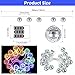 40 LED Disco Ball String Lights 9.8 ft Mirror Disco Ball String Fairy Globe Light Disco Ball Decor Mirror LED Party String Light for holiday Thanksgiving Christmas Wall Tree Indoor Outdoor, Multicolor