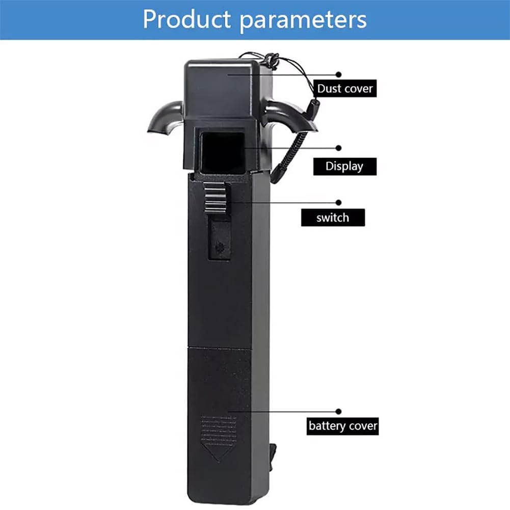 QUTBAG Identificateur de Fibre Optique, Outil de Test de Fibre pour 800-1700 nm, Instrument de Test de Communication de Fibre Optique, testeurs câbles réseau Ligne de Fibre 250 μm/900 μm/2 mm/3 mm
