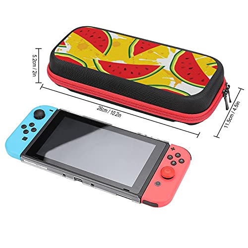 Watermelons Fruit Juice Travel Carrying Case Game Bag For Nintendo Switch Console Accessories Holds 20 Game Card Bag #TOP1
