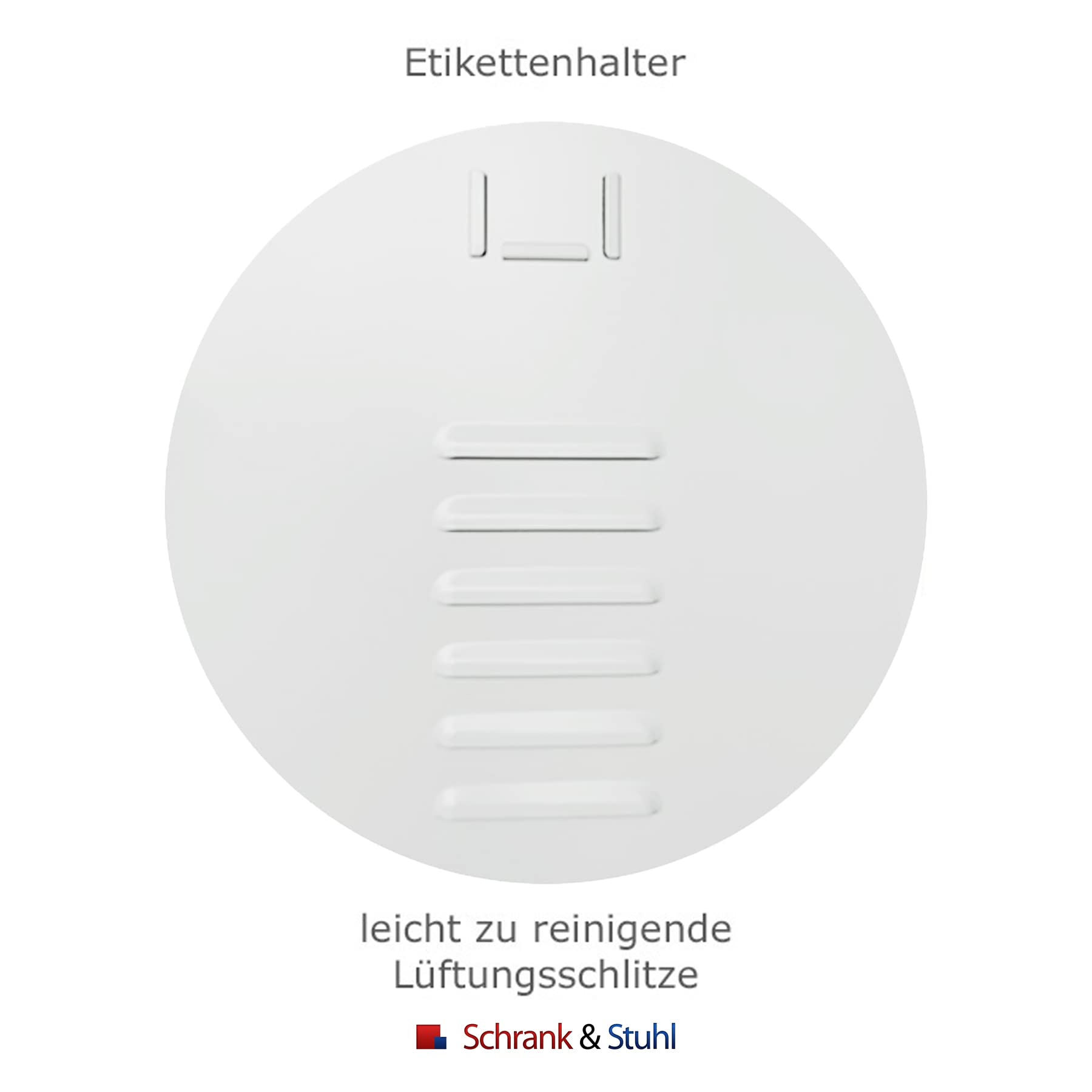 Schrank & Stuhl Mehrzweckschrank | Besenschrank mit Durchgehender Trennwand, Hakenleiste und 7 Fächern 180x80x50, Drehriegelverschluss, komplett montiert, Grau/Weiß