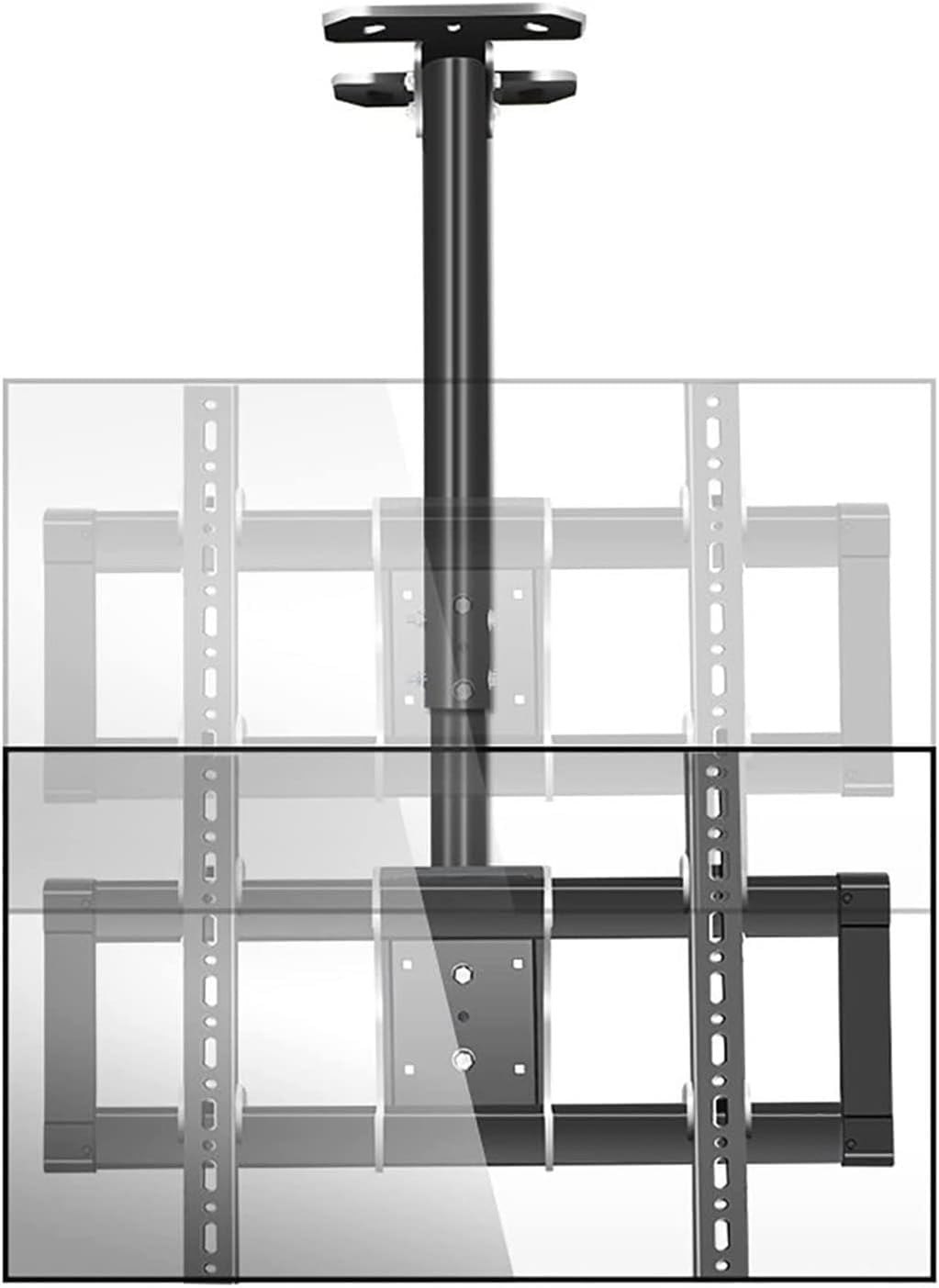 HPTHLY Tv Mount Stands Adjustable Ceiling Tv Mount Bracket Tilt Telescopic Ceiling Tv Mount Bracket Fits 37-85Inch Tvs,
