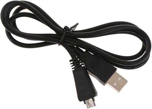 Replacement VMC-MD3 USB Data Sync Transfer Cable USB 2.0 Charging Cord Lead Compatible with Sony Cyber-Shot/Cybershot Digital Camera DSC-W350D W360 W380 W390 W570 TX100 TX66 and More (3.3ft/Black)