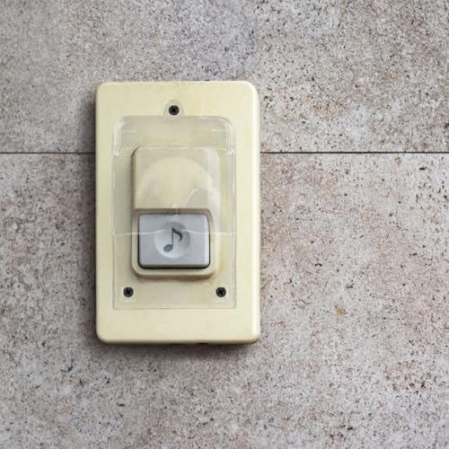 OSALADI Campainha Capa De Chuva Anéis Transparentes À Prova De Intempéries Escudo De Água À Prova De