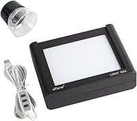 Vista 1 de eTone Visor de diapositivas y películas, digitalización/escaneo/copia. Escáner de caja de luz con interfaz USB de brillo ajustable 10. Viene