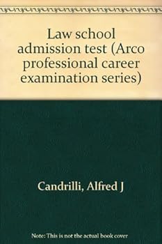 Paperback Law school admission test (Arco professional career examination series) Book