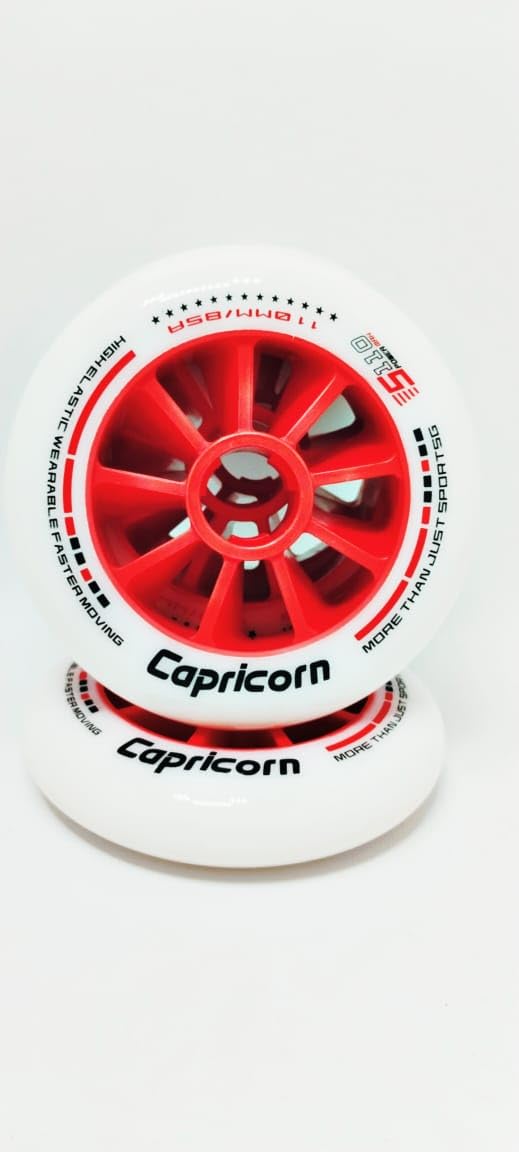 Capricorn Inline Skate Wheels, 90mm, 100mm, 110mm, Set of 8, Red (110 MM, RED) (B0DB5DWZ7C) Amazon Price History, Amazon Price Tracker