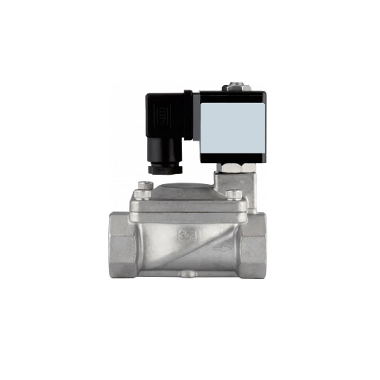 Électrovanne DN25 NPT 220V en acier inoxydable pour fluides