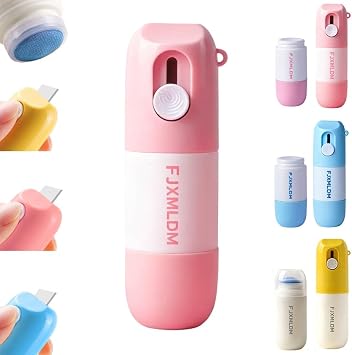 Thermal Paper Correction Fluid with Unboxing Knife, Privacy Eraser Express Tool 2-in-1, Address Blocker and Parcel Cutter, Thermal Ink, Remover Privacy Wipe Box Cutter