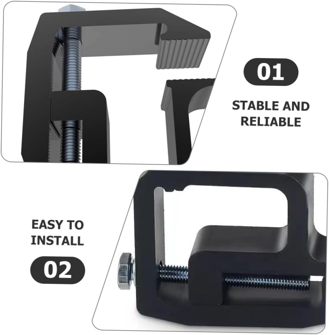 4pcs Truck Cap Mounting Clamps for Truck Roof Rack Tonneau Cover Parts Camper Shell Accessory