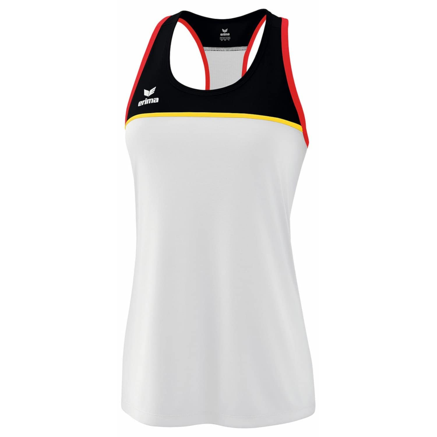 Erima Women's „Change Lightweight Tank top, White/Black/red, 44