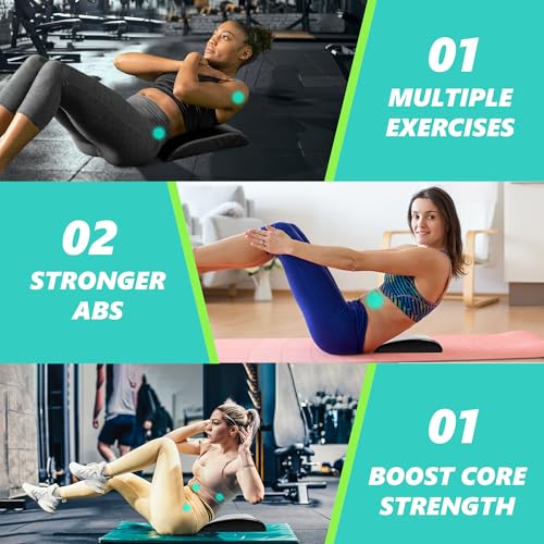 Elite Sportz Equipment Abdominal Mat Sit Up Support Pad, High Density Foam Sit Up Mats, Comfortable Workout Accessories for Upper & Lower Abs, Obliques & Back Support with Bonus Resistance Band - Image 6