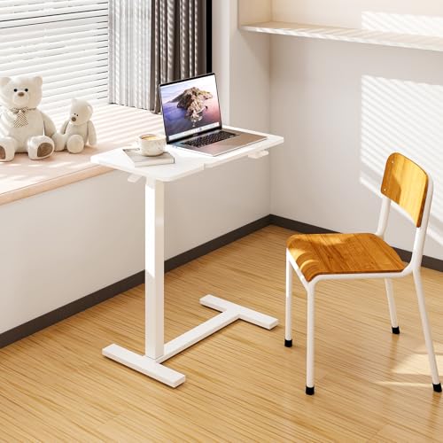 DUMOS Standing Desk with Wheels, Small Rolling Desk, Laptop, photo 2 of 4