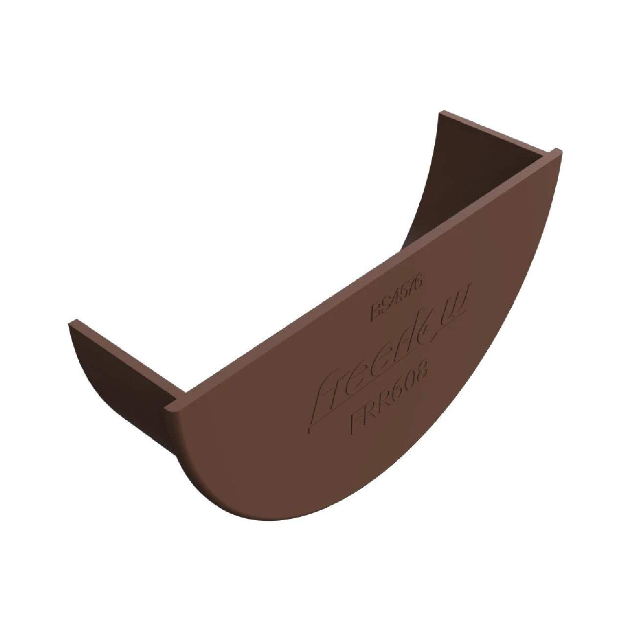 Freeflow Brown Round Gutter Internal Stop End, 112Mm Rain Water Systems