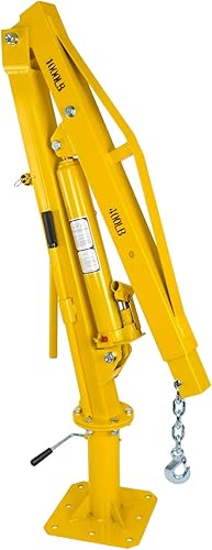 Miniatura 2 de JEGS Grúa de elevación giratoria  Capacidad de 1,000 libras  Se monta en la caja de la camioneta con pernos de 8 34 pulgadas  Rango de pluma de