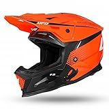 UFO PLAST Helm Echus, Orange/Schwarz, XXL