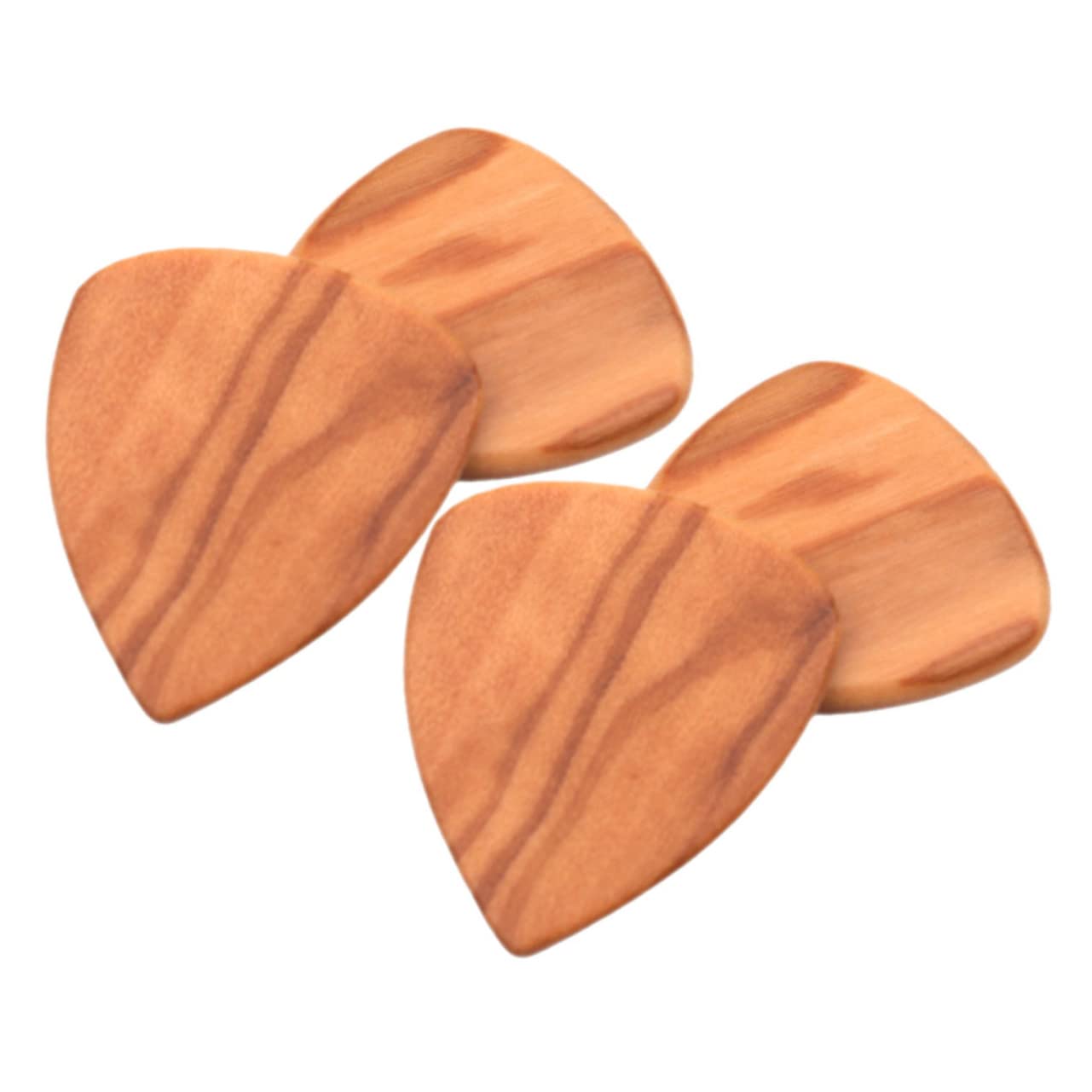 VICASKY 12piezas Púas De Guitarra Olivo Plectros Multifuncionales Para Guitarra Eléctrica y Ukelele Práctico Para Músicos