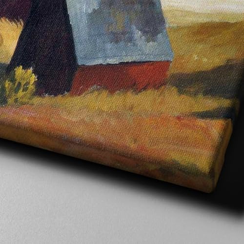 Toile Edward Hopper Cobb's Barns Extra Large - Impression Galerie - 4