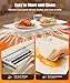 Food Warming Mat with Heat-Resistant Pad, 26X15 Inch, 6-Level Temp 6-Hour Timer, Child Lock Safety,Food Warmer Chafing Dishes for Buffet.