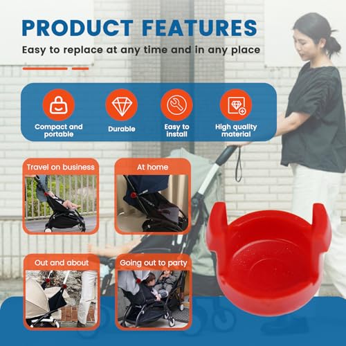 Image of 2pcs Stroller Button Replacement Part, Compatible with Babyzen YOYO, YOYO+, and YOYO Strollers