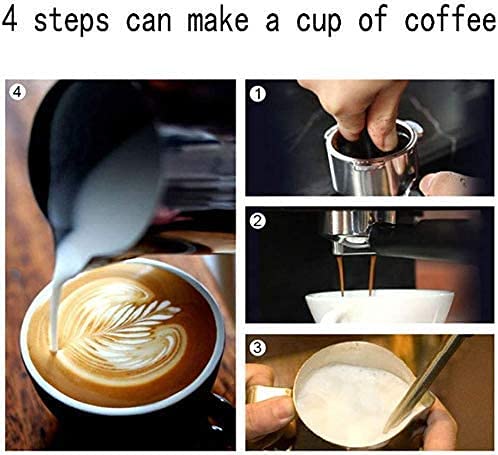 KELITINAus Kaffeemaschine, Espressomaschine Kaffee, Leistungsstarke Druckkaffeemaschine Mit Milchaufschäumer Für… – Bild 3