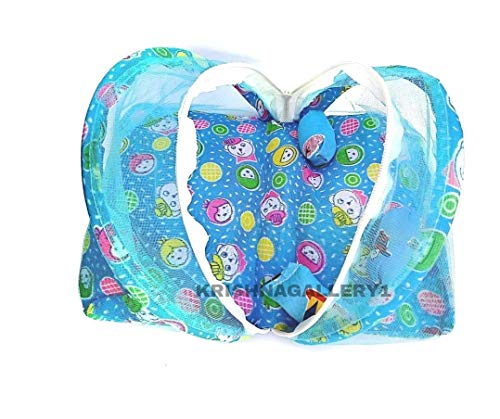 KRISHNAGALLERY1 Cotton Laddu Gopal Kanha ji Mosquito Net Bed Night Bister Super Soft Luxury Look Size 0 to 6 No