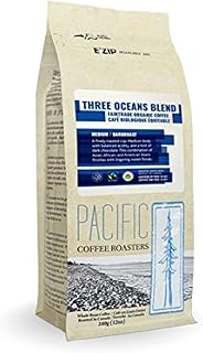 Pacific Coffee Roasters Fair Trade Organic 3 Oceans Blend, 340g