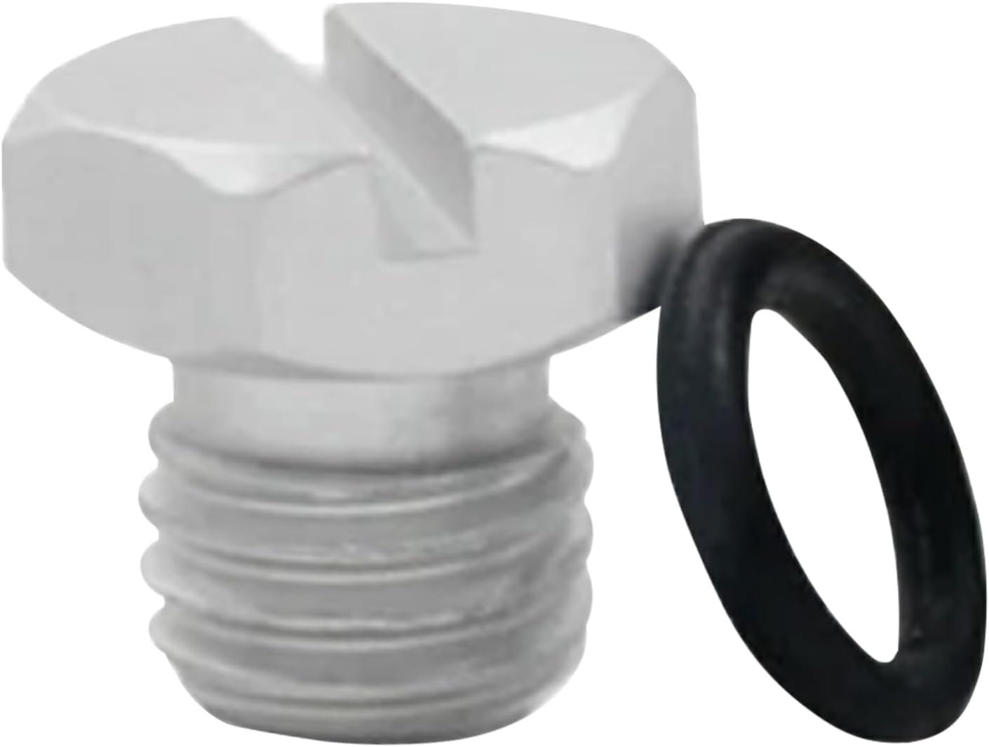 iFJF Billet Aluminum Air Bleeder Screw Replacement for 2001-2017 6.6L Duramax Diesel Fuel Filter Silver (Pack of 2)