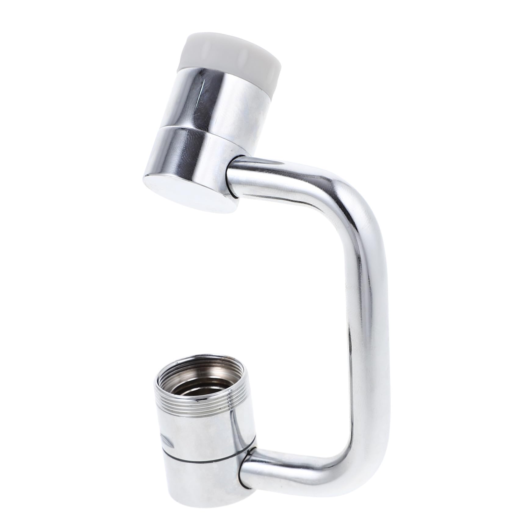 Extensor de grifo brazo robótico de cobre pulido con resistencia antióxido y giro completo